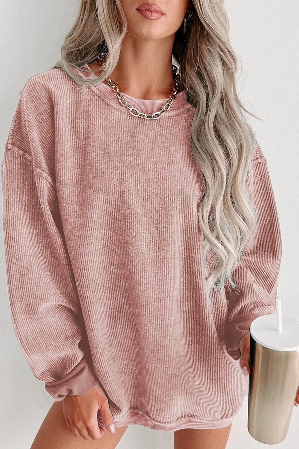 Oversized Mineral Wash Sweatshirt
