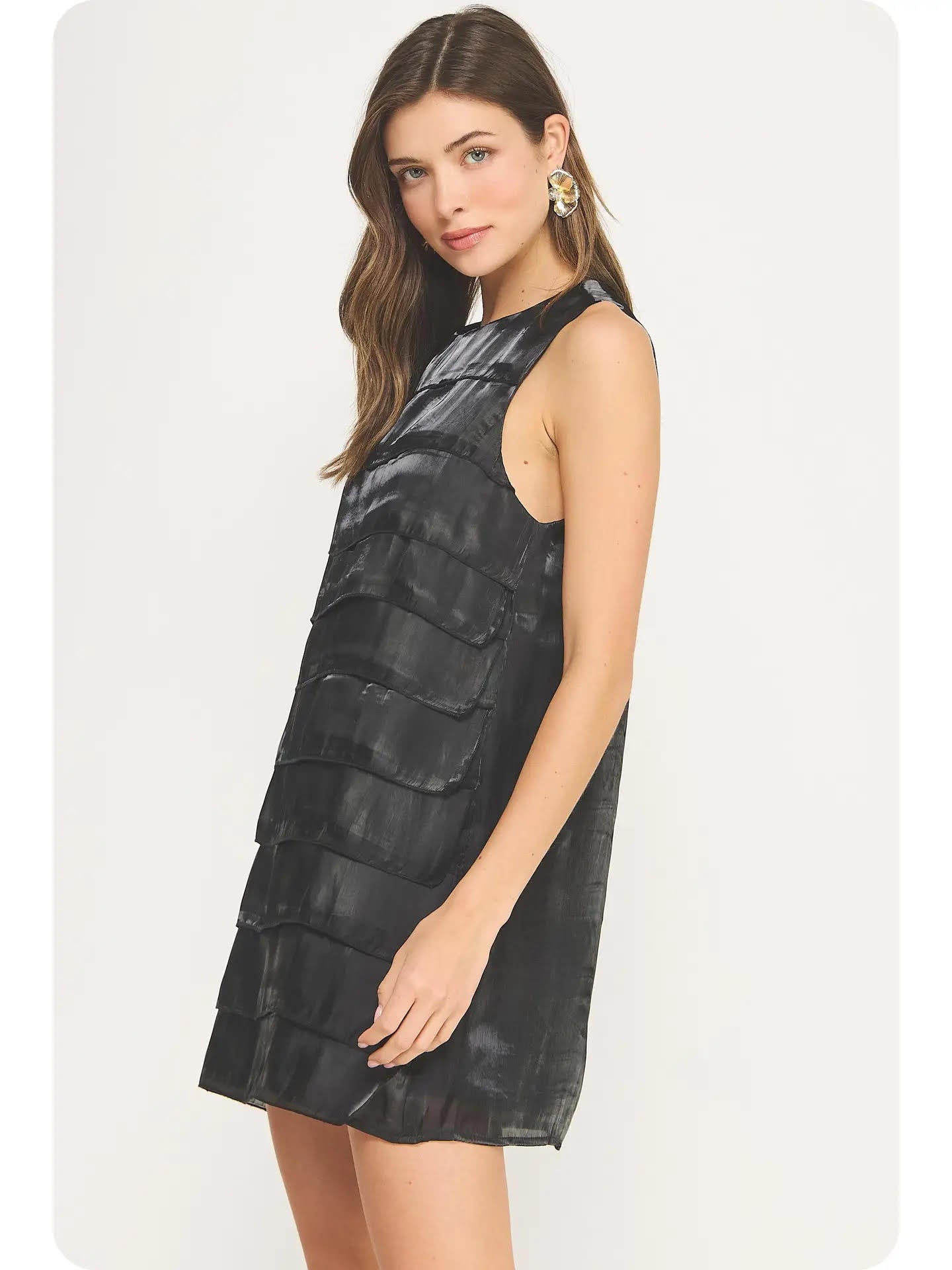 Tiered Mini Dress
