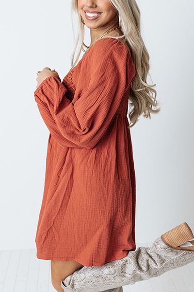 Crocheted Bodice Dress