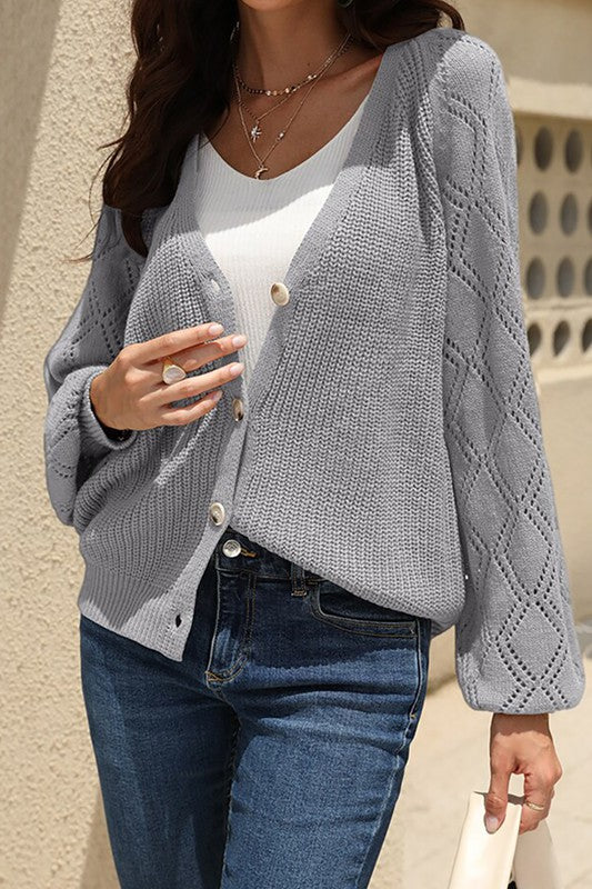Casual v-neck cardi