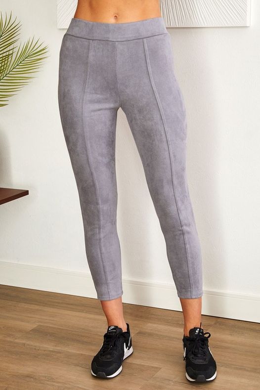 Vegan Suede Leggings