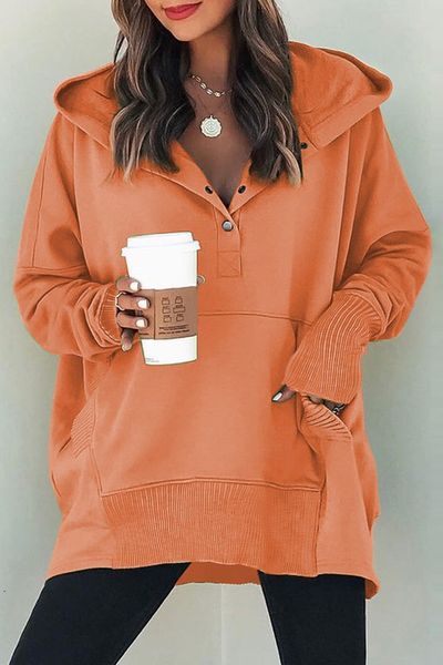 Rib Cuff Oversized Hoodie