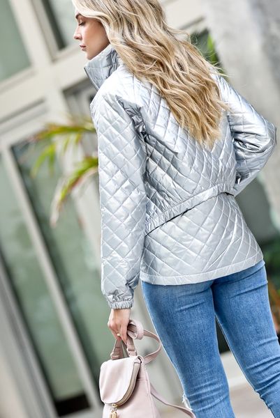 Quilted Metallic Jacket