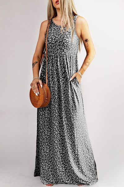 Leopard Maxi W/Pockets