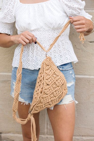 Crossbody Hand Woven Bag